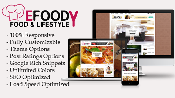 Efoody - Food and Lifestyle WordPress Theme - Food Retail