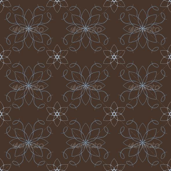 Retro Flower Pattern - Patterns Decorative