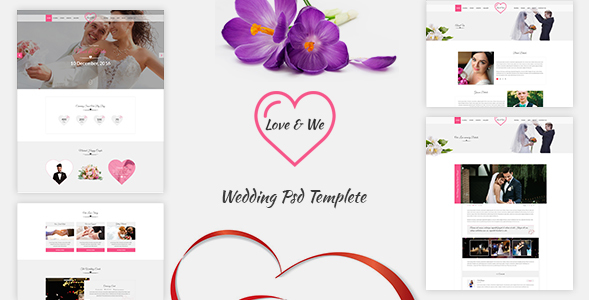 LoveWe Wedding PSD - ThemeForest 19138950