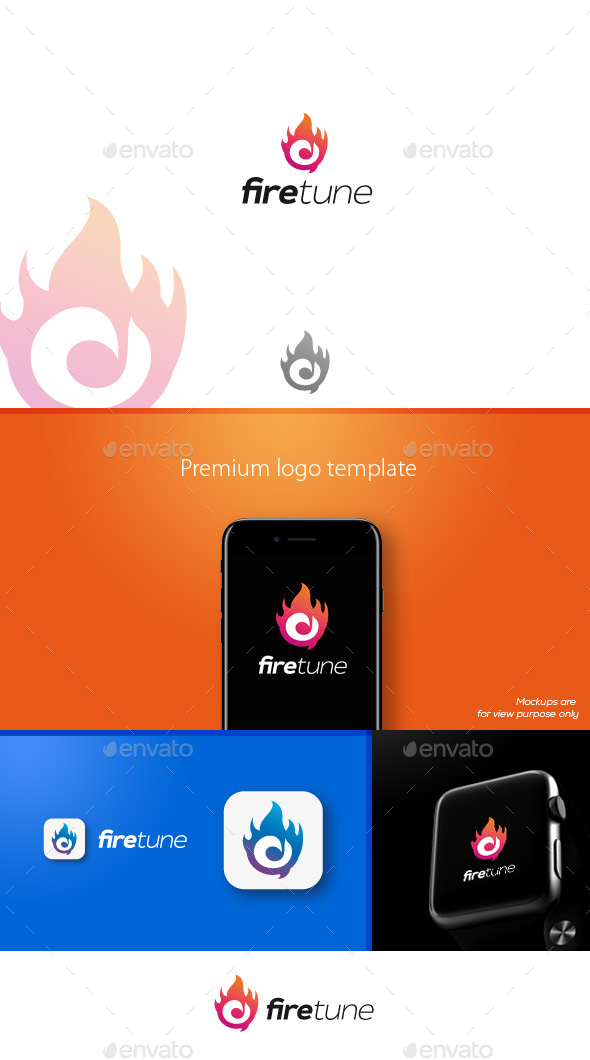 Firetune Logo - Symbols Logo Templates