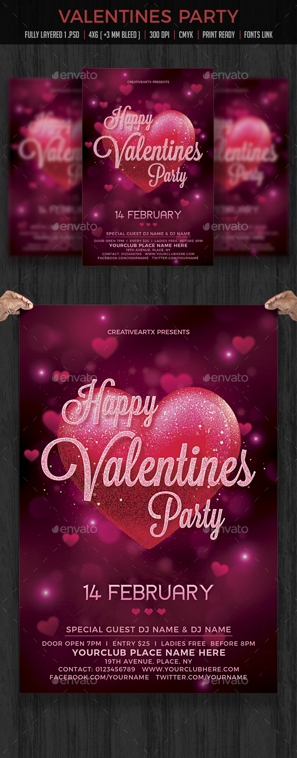 Valentines Day Flyer