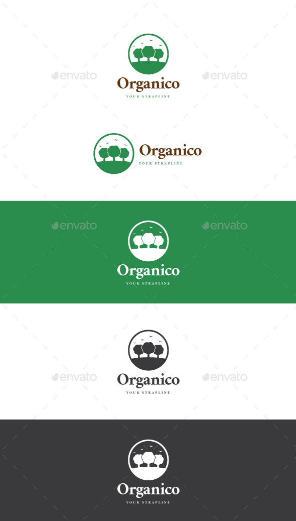 Organico Logo - Nature Logo Templates