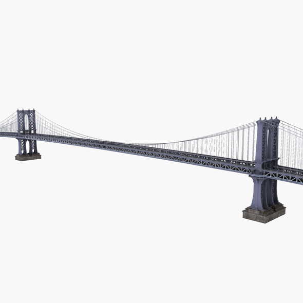 Manhattan Bridge New - 3Docean 19238848