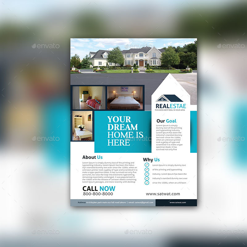 Real Estate handout, Print Templates | GraphicRiver