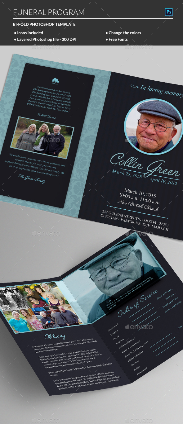 Funeral Program - Informational Brochures