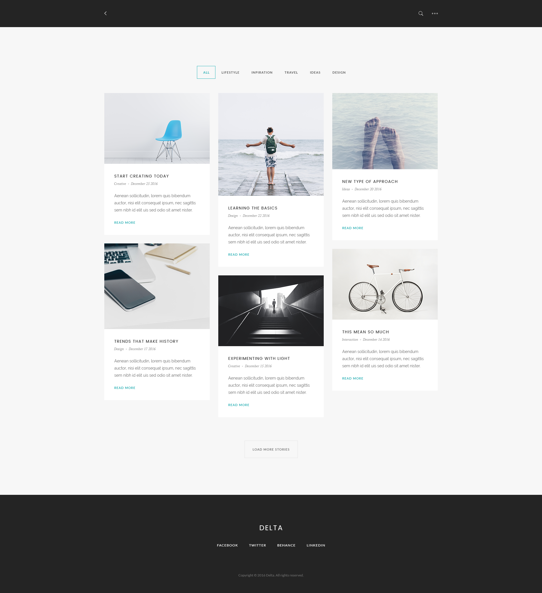 Delta - Onepage PSD Template by elitelayers | ThemeForest