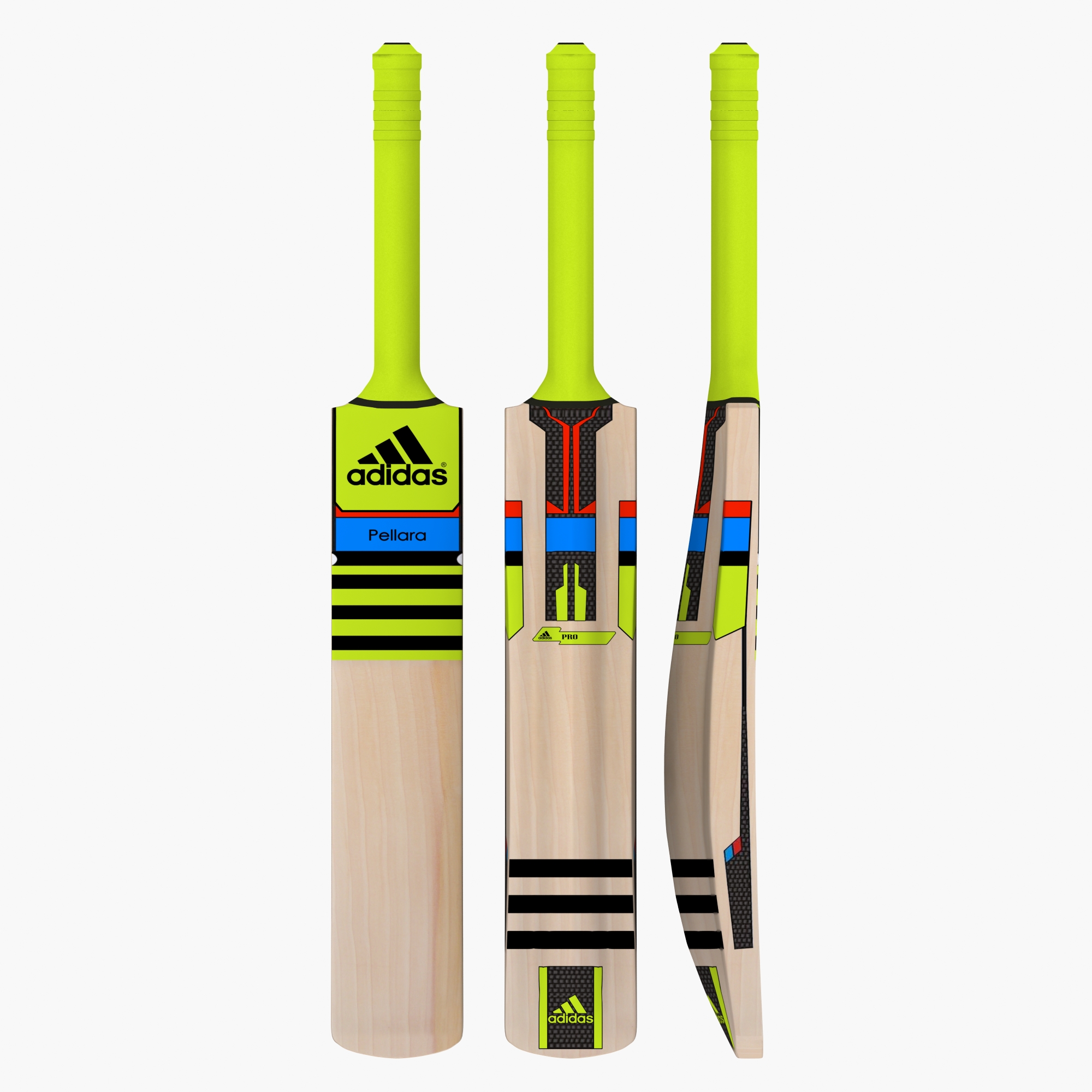 Adidas Pellara Cricket Bat by Polygon3d 