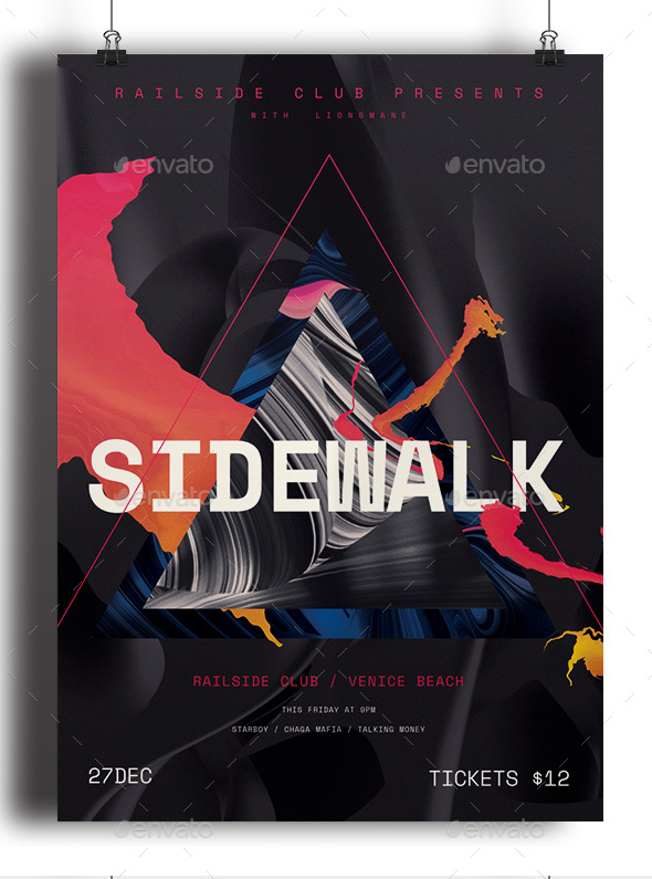 Sidewalk - Events Flyers