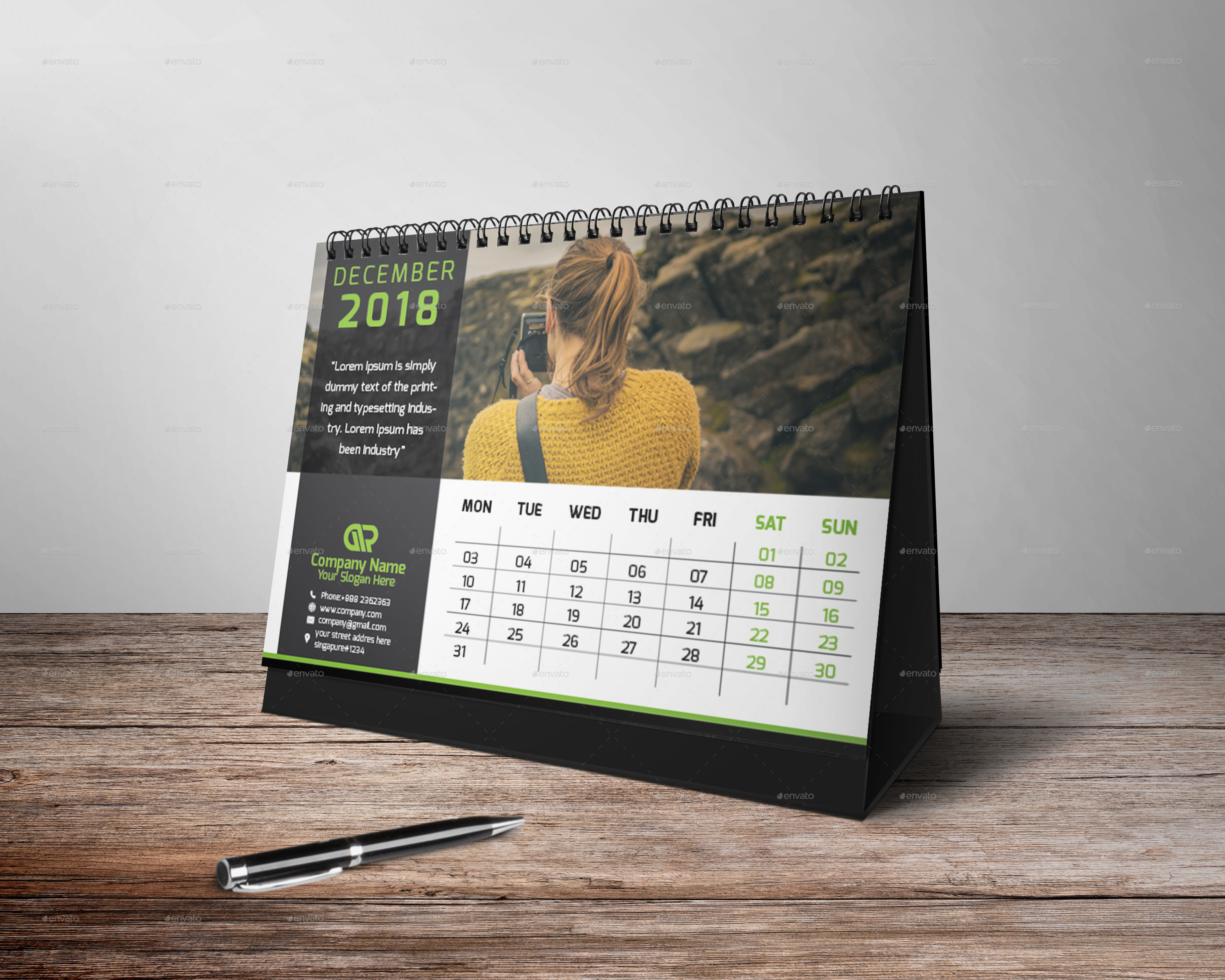 calendar cover page