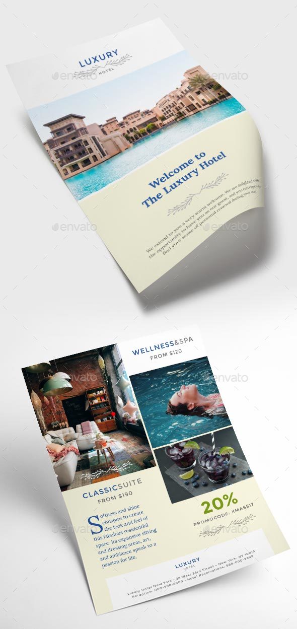 Hotel Flyer Template - Restaurant Flyers