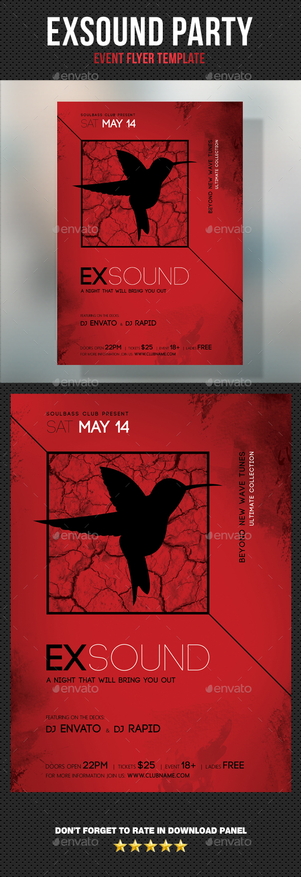 Exsound Party Flyer V2 - Clubs & Parties Events