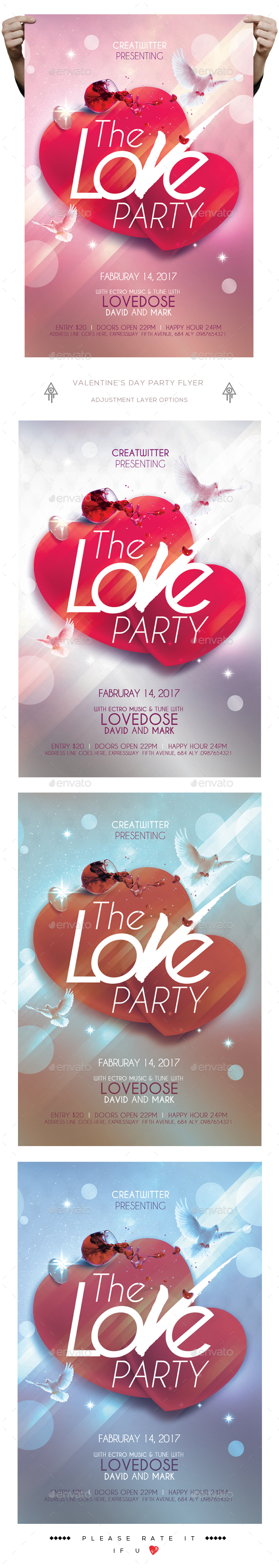 The Love Party Fyer - Clubs & Parties Events