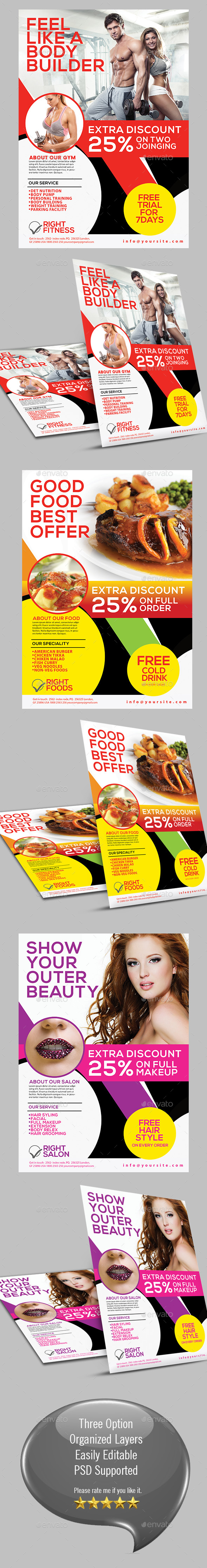 Multipurpose Flyer Templates (001) - Miscellaneous Events