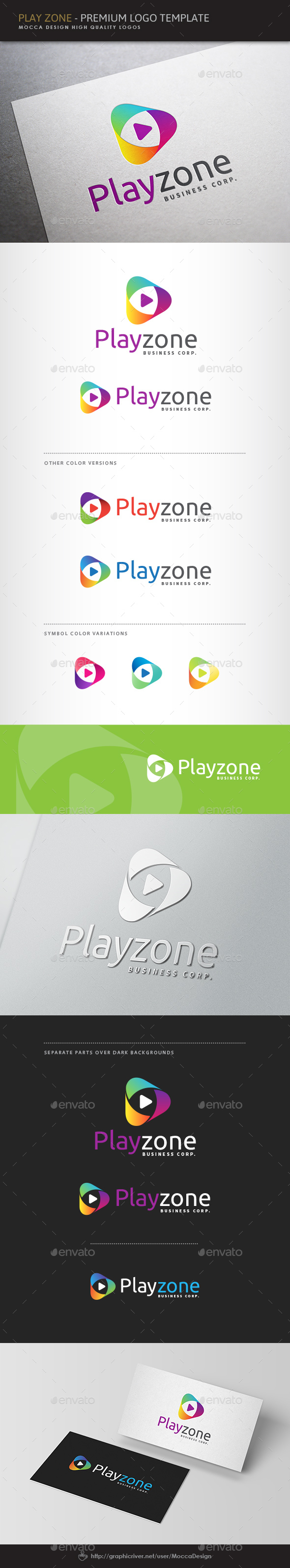 Play Zone Logo - Symbols Logo Templates