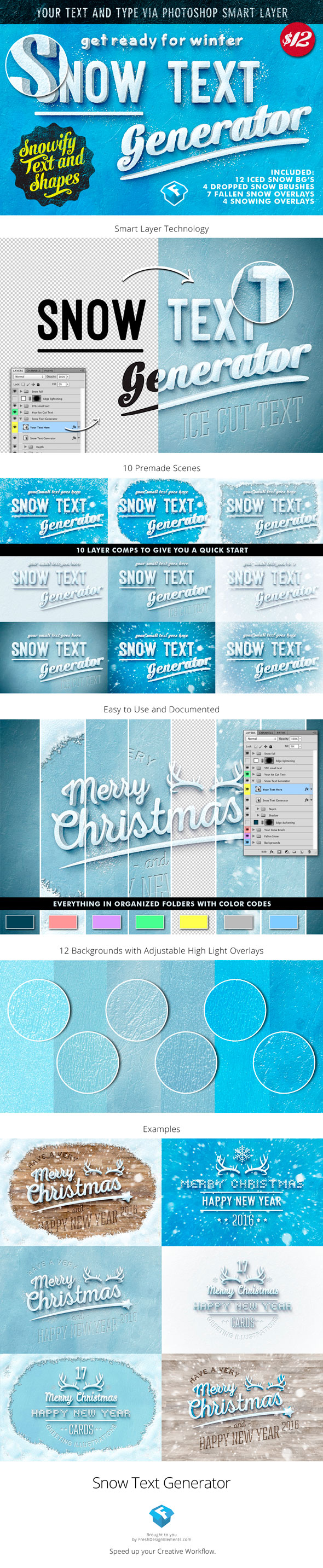 The Snow Text Generator - Miscellaneous Styles