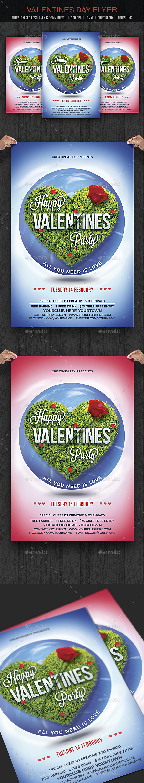 Valentines Day Flyer