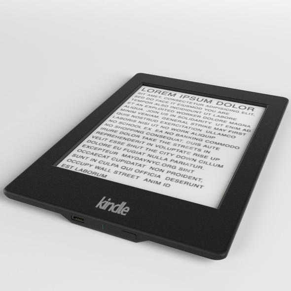Amazon Kindle Paperwhite ebook reader - 3DOcean Item for Sale