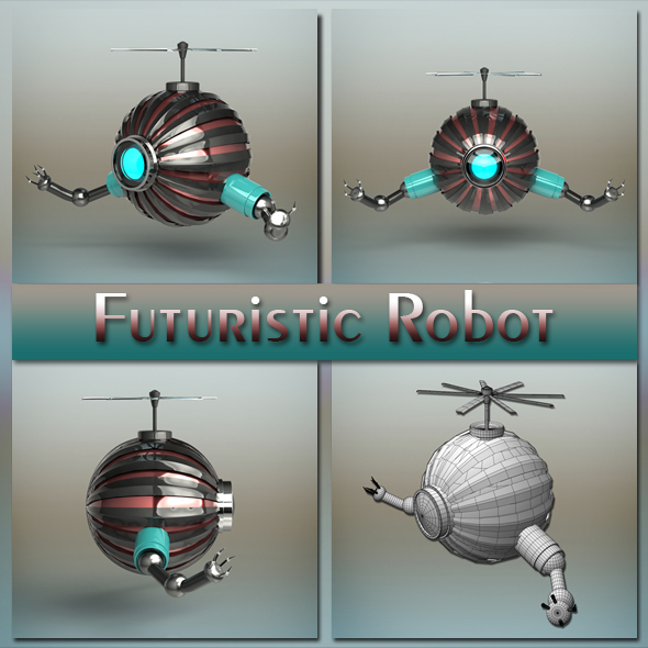 Futuristic Robot - 3Docean 19252991