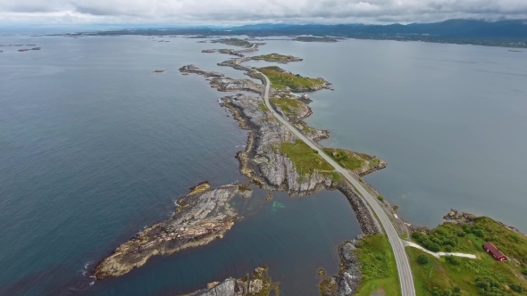 Atlantic Ocean Road in Norway, Stock Footage | VideoHive