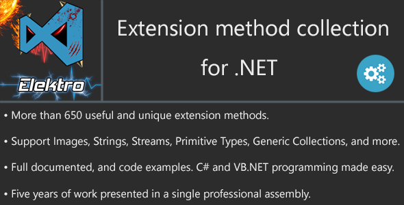 .NET Huge Extension-methods - CodeCanyon 19254904