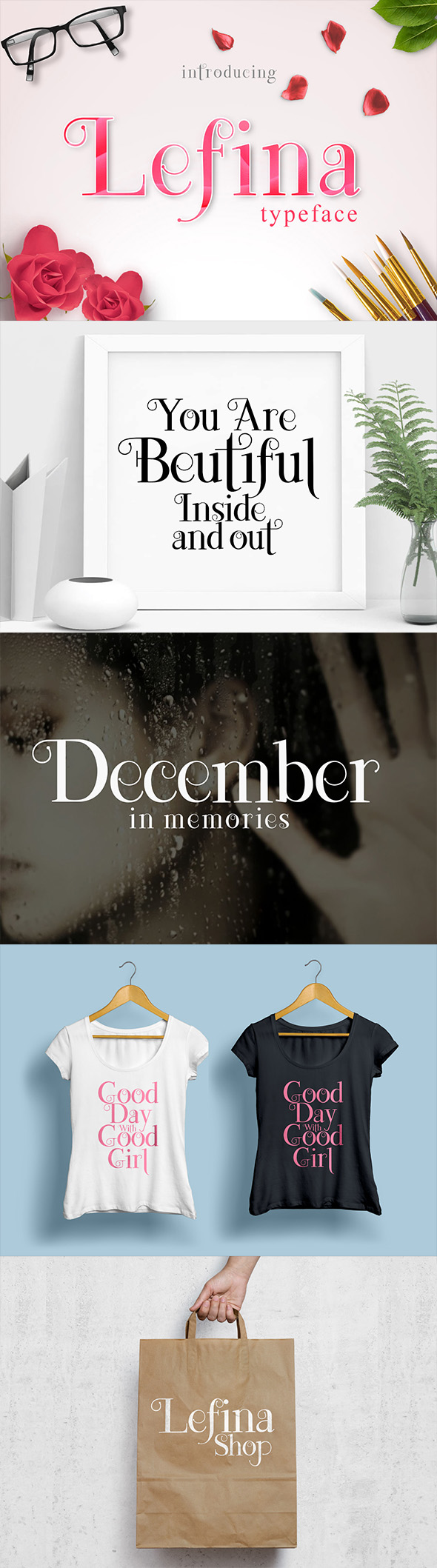 Lefina Typeface (Duo Font) - Sans-Serif Fonts