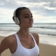 Fitness Woman Jogging On The Beach - VideoHive Item for Sale