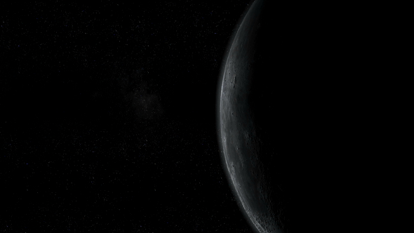 Waning Moon in the Space alt