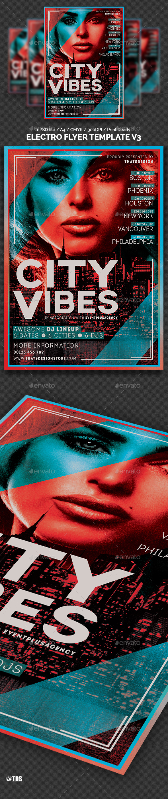Electro Flyer Template V3 Electro Flyer Template V3