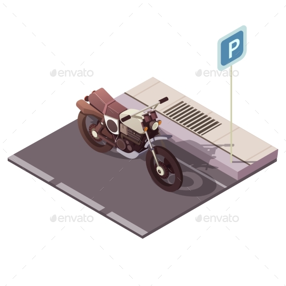 Motorcycle Isometric Concept