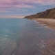 Epic Flying Drone To Over the Winter Beach During a Beautiful Pink Sunset. . - VideoHive Item for Sale