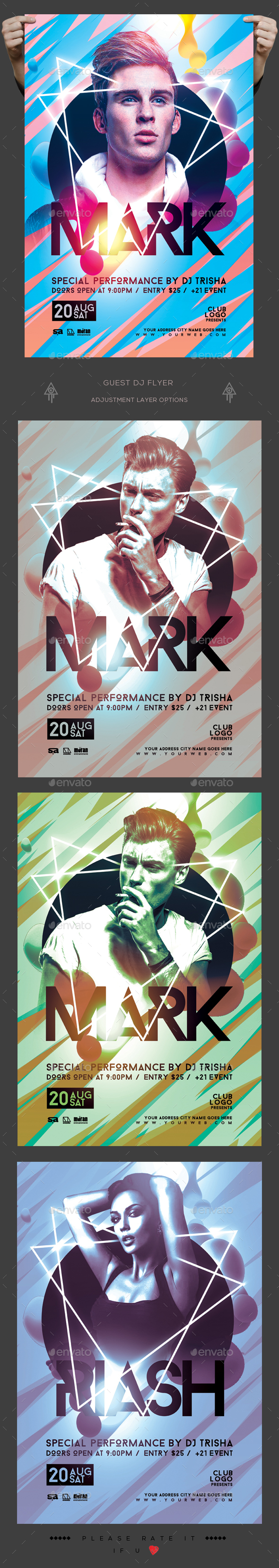 Guest Dj Flyer - Clubs & Parties Events