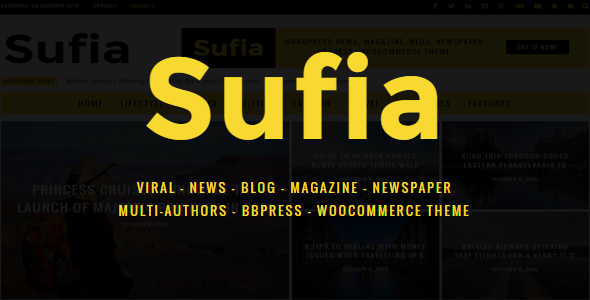Sufia News - ThemeForest 17190304