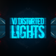 VJ Distorted Lights (4K Set 9)