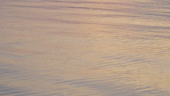 Beautiful Water of Sunset Reflected in Water