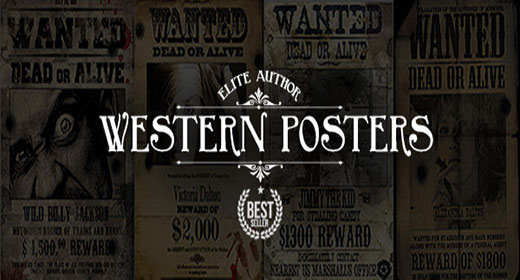 Old, Western, Wild West Wanted Posters