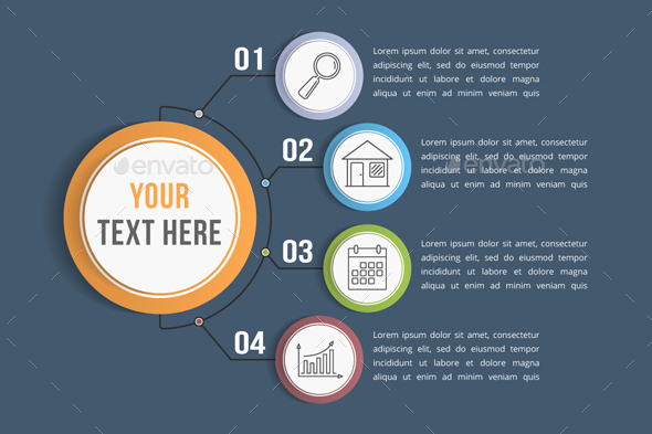 Four Options Infographics - Infographics