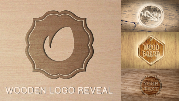 Wooden Logo Reveal - VideoHive 19261406