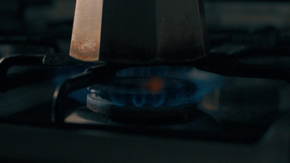 Clip of a Stove Burner