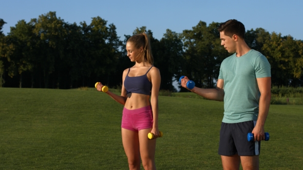 Fitness on the Nature. alt