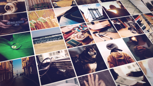 Mosaic Fold Reveal - VideoHive 19213793