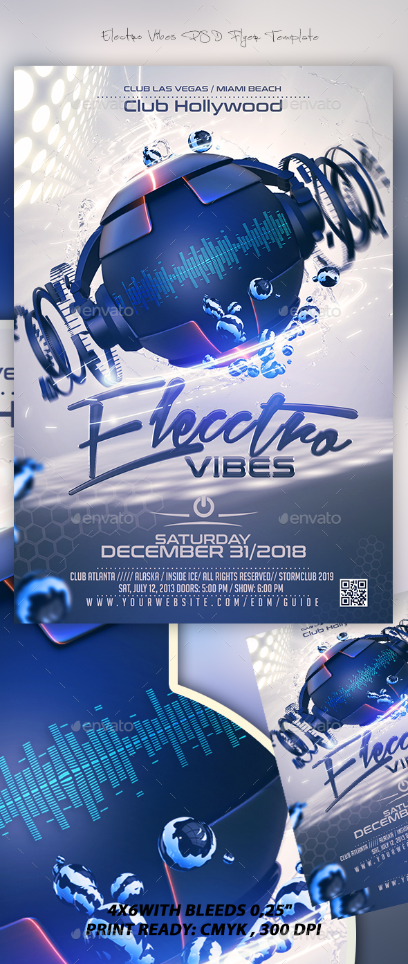 Electro Vibes Flyer Template - Events Flyers
