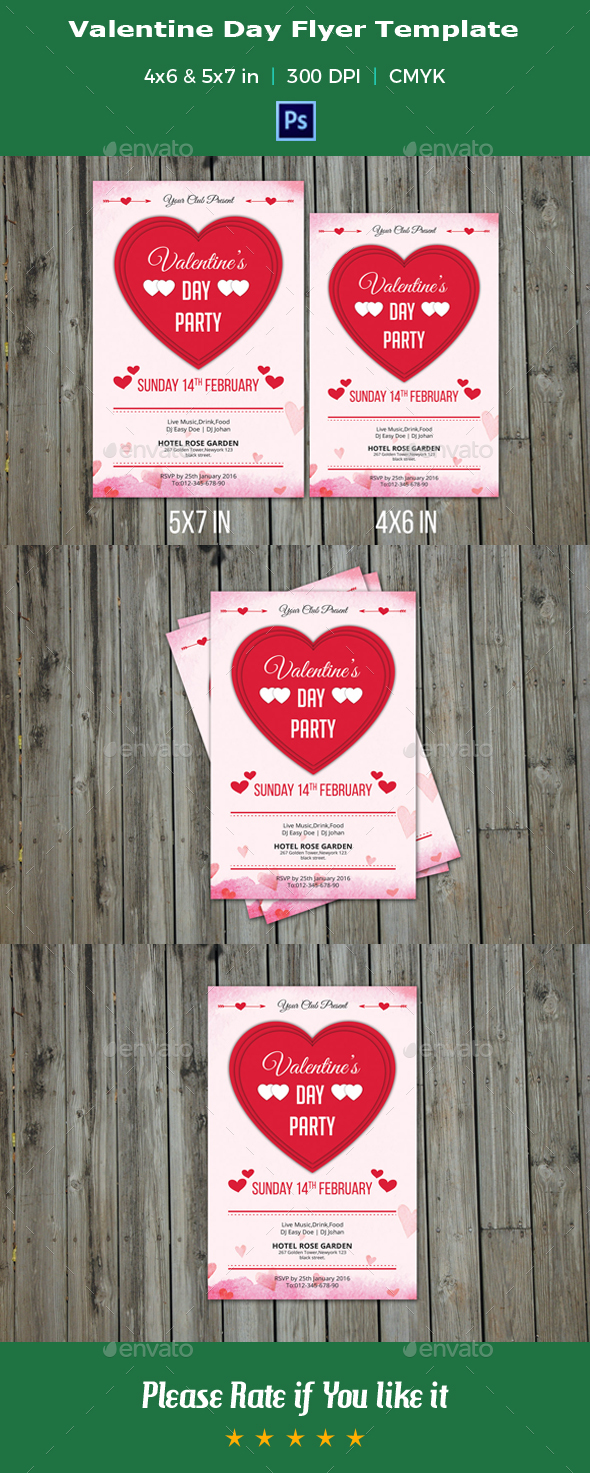 Valentine Day Party Flyer-V02 - Events Flyers