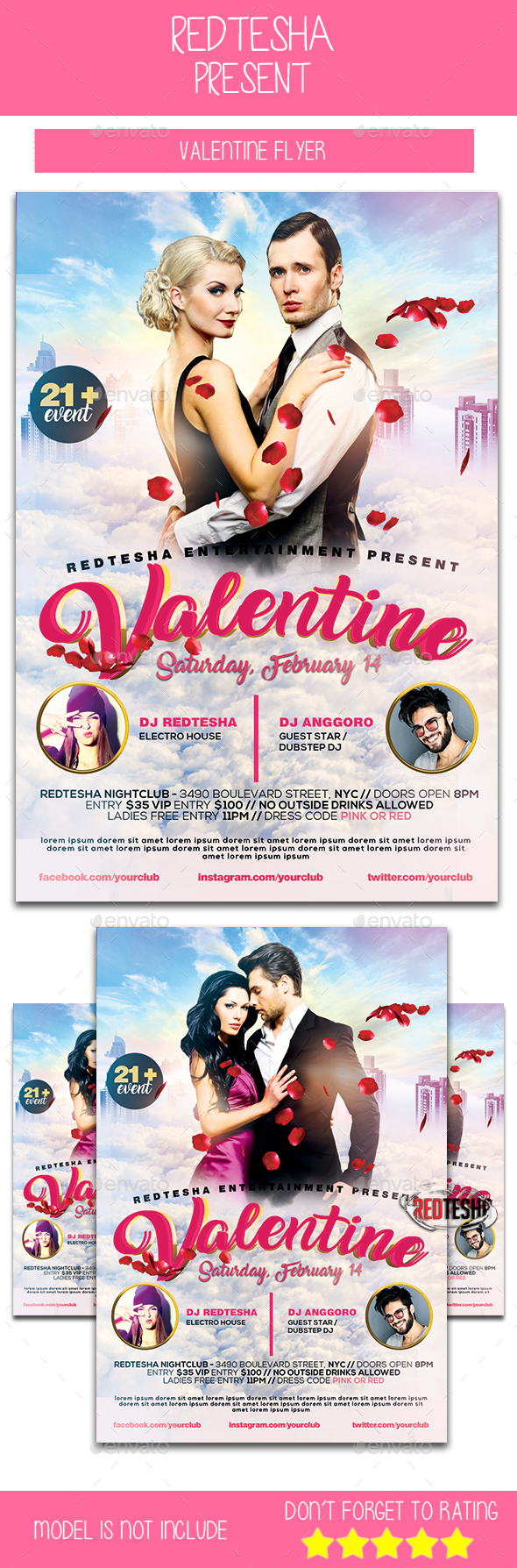 Valentine Flyer