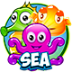 Sea match3 - HTML5 game. Construct 2 (.capx) - 22