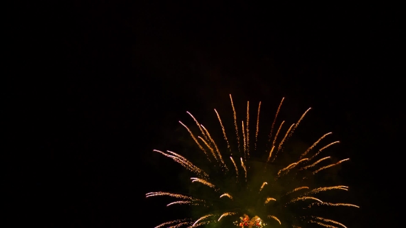 Fireworks Light Up In The Sky With Dazzling Display