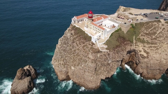 Movies with Sky Above the Southern Lighthouse Cabo Sao Vicente alt