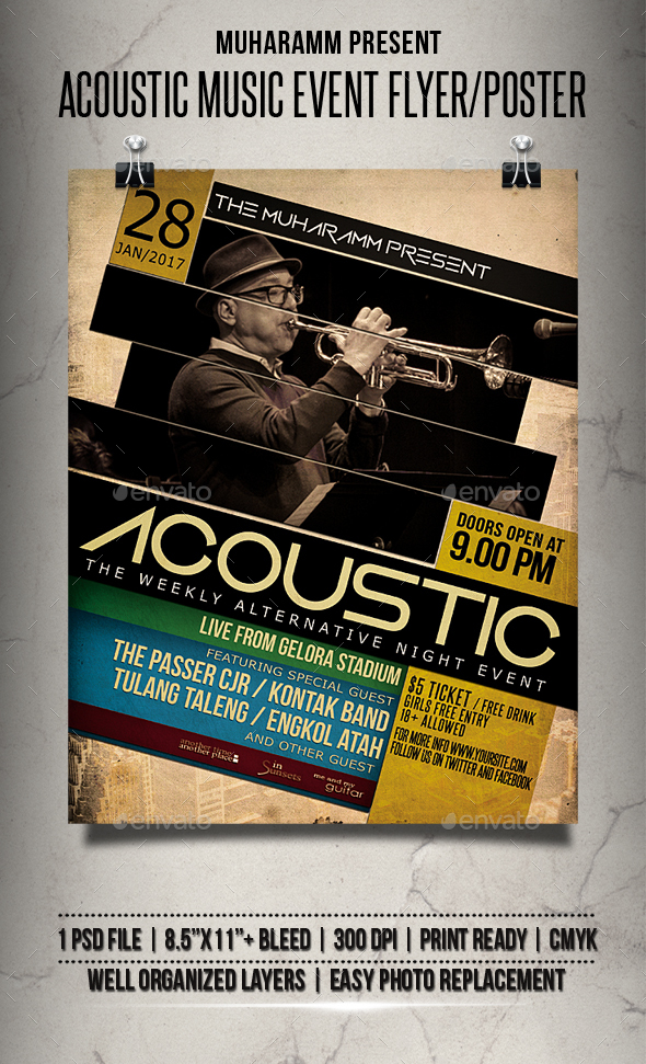 music event flyers
