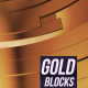 Gold Blocks Background - VideoHive Item for Sale