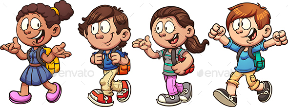 School Kids - People Characters