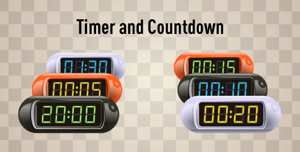 Timer and Countdown - VideoHive 19269990